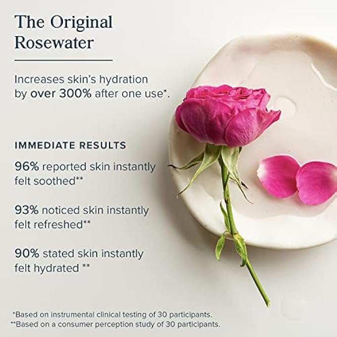 Heritage STORE ROSEWATER 3-PACK, REFRESHING FACIAL SPLASH FOR GLOWING SKIN, WITH DAMASK ROSE OIL, ALL SKIN TYPES, ROSE WATER FOR FACE MADE WITHOUT DYES OR ALCOHOL, VEGAN & CRUELTY FREE, 8OZ EACH - Image 2